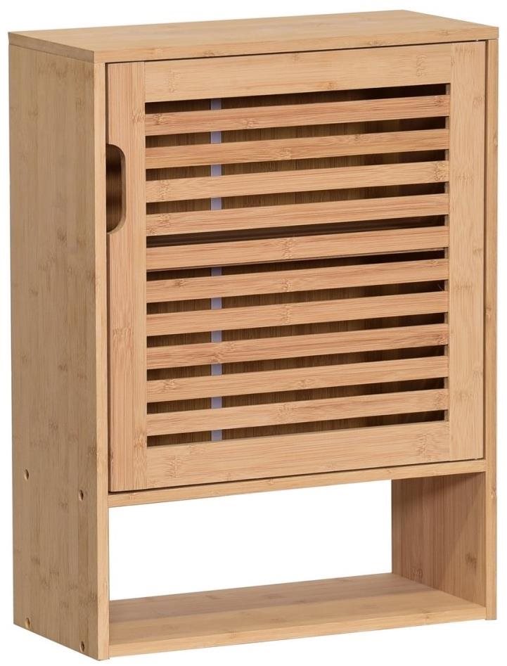 Nejlevnější nábytek Závěsná skříňka Marlena H1D, bambus