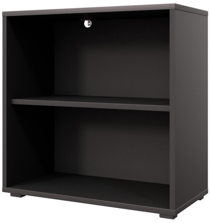 Nejlevnější nábytek Regál nízký NEJBY GIANNI PREMIUM, antracit