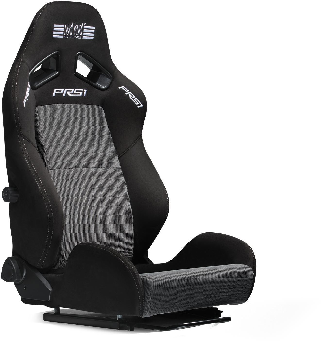 Next Level Racing PRS1 Performance Reclining Sim Racing Seat, herní sedačka, černo-šedá