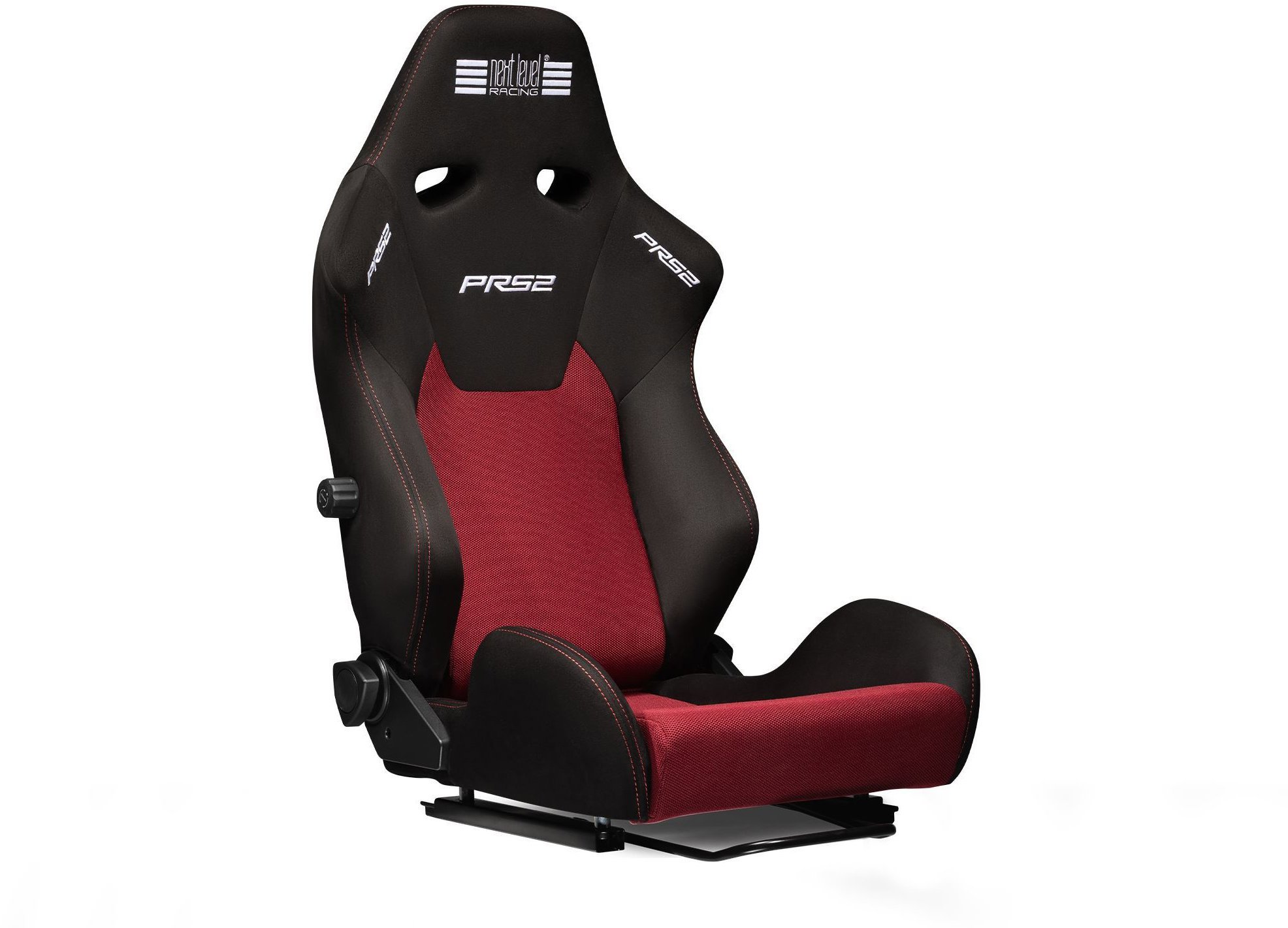 Next Level Racing PRS2 Performance Reclining Sim Racing Seat, herní sedačka černo-červená