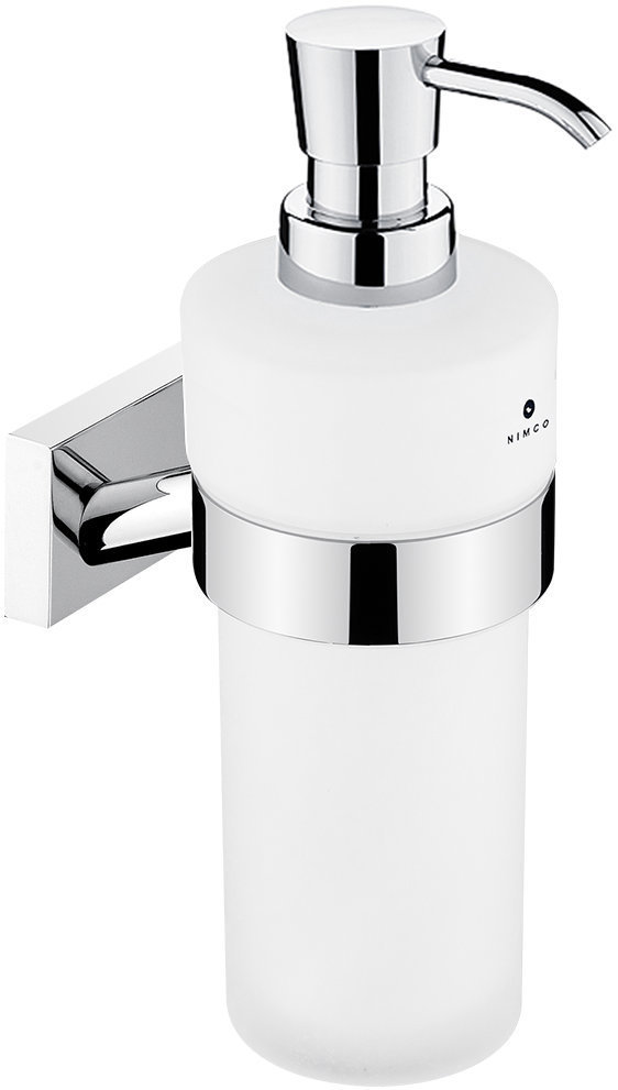 Nimco Dávkovač mýdla Keira chrom sklo – pumpička plast KE-22031W-26