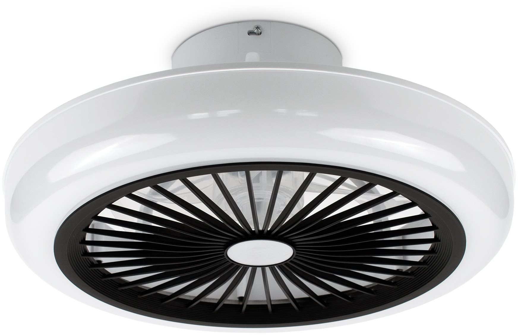 Noaton 11045B Polaris, černá, stropní ventilátor se světlem