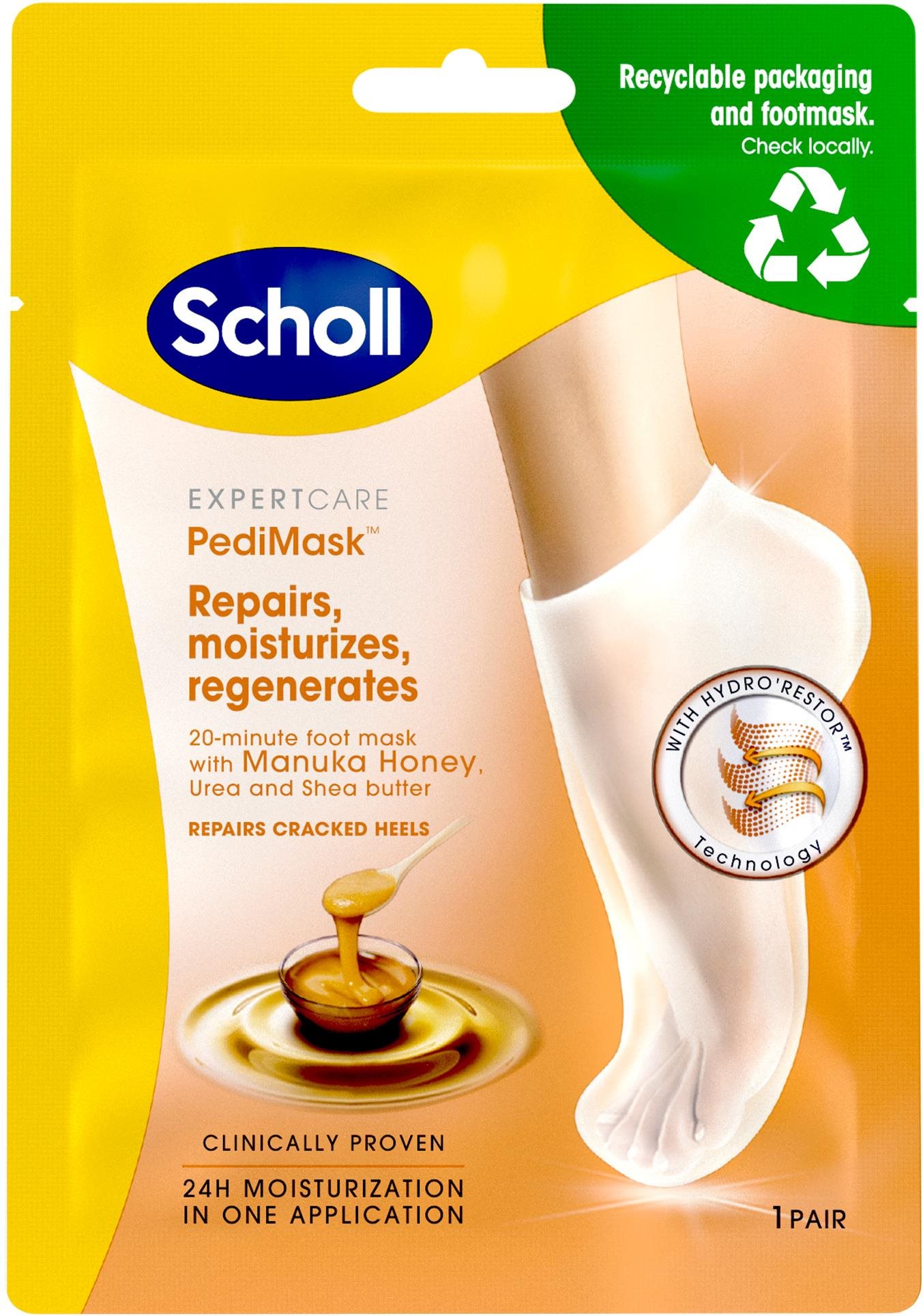 SCHOLL Expert Care PediMask™ Manuka Honey 1 pár