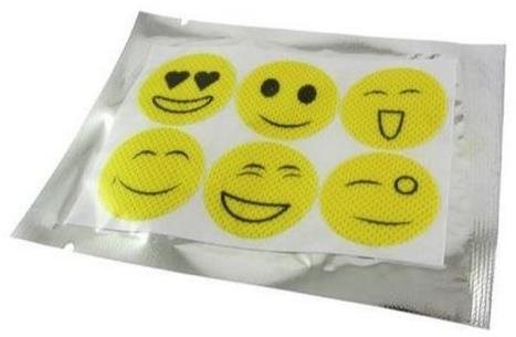 TRIXLINE samolepky repelentní proti komárům, žluté, 6 ks