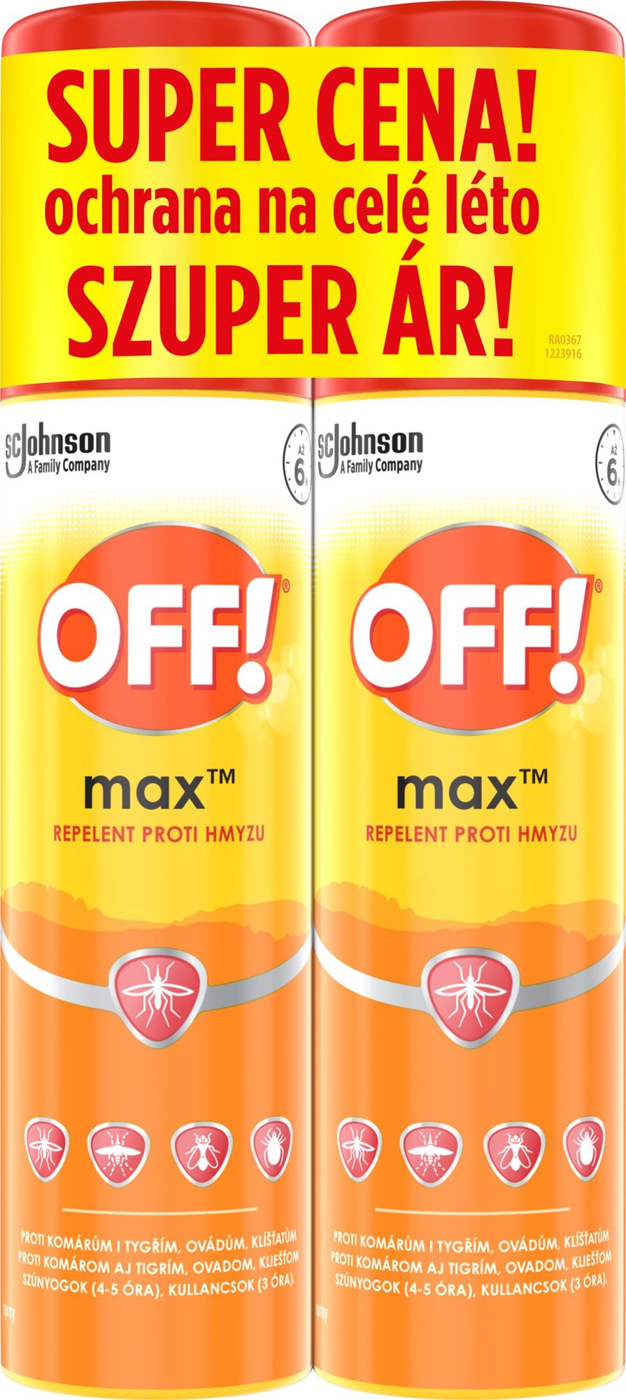 OFF! Max Aerosol 2× 100 ml