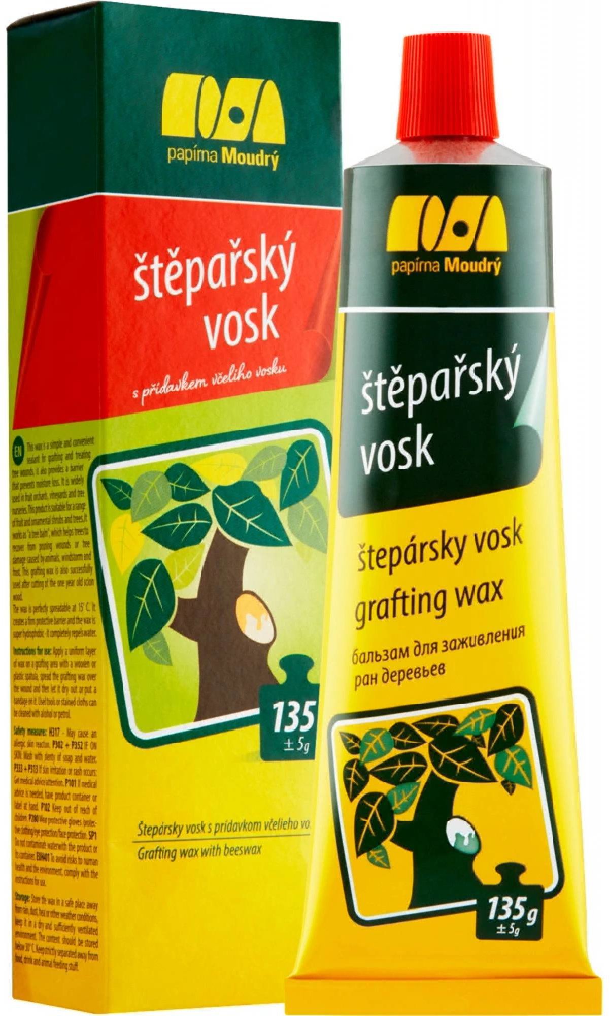 PAPÍRNA MOUDRÝ Štěpařský vosk v tubě