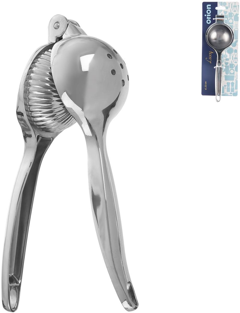 ORION LUXY 22 × 7 cm Lis na citrusy pákový pochromovaný kov