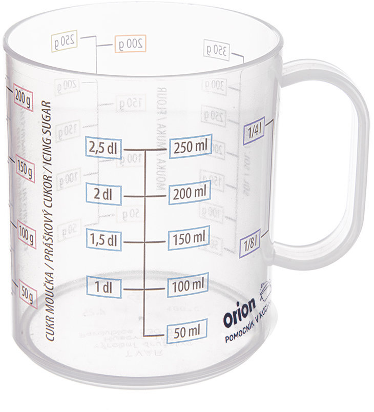 ORION Odměrka s potiskem 0,25 l UH