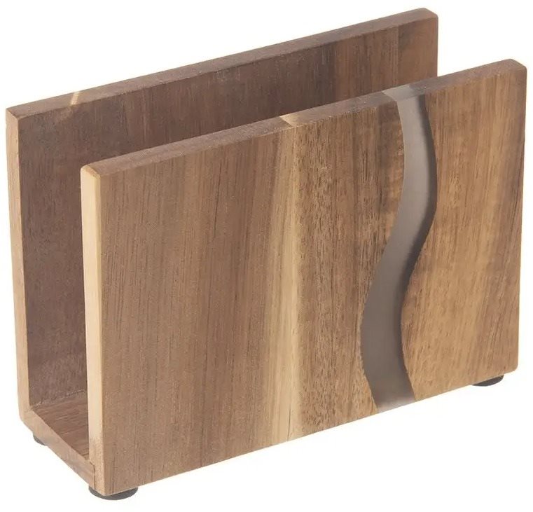 ORION RIVER Stojan na ubrousky, akácie/resin