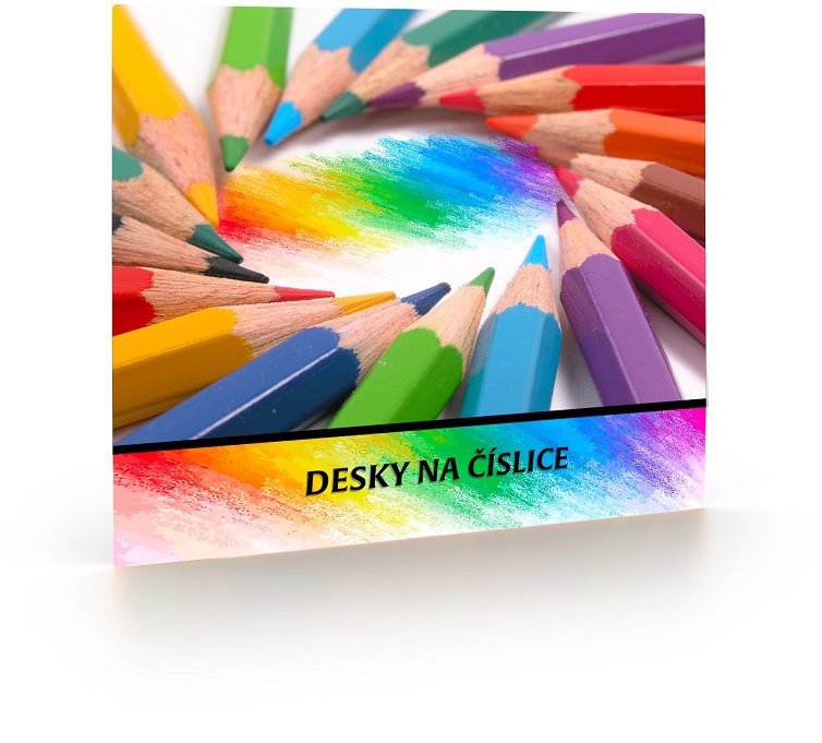 Oxybag Desky na číslice Pastelky