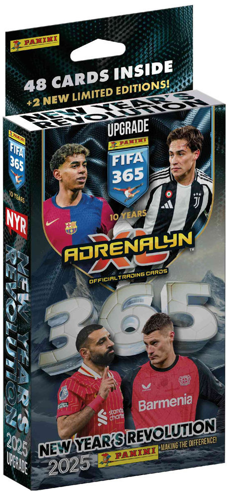 Panini Upgrade karet Panini FIFA 365 Adrenalyn XL 2025 New Years Revolution