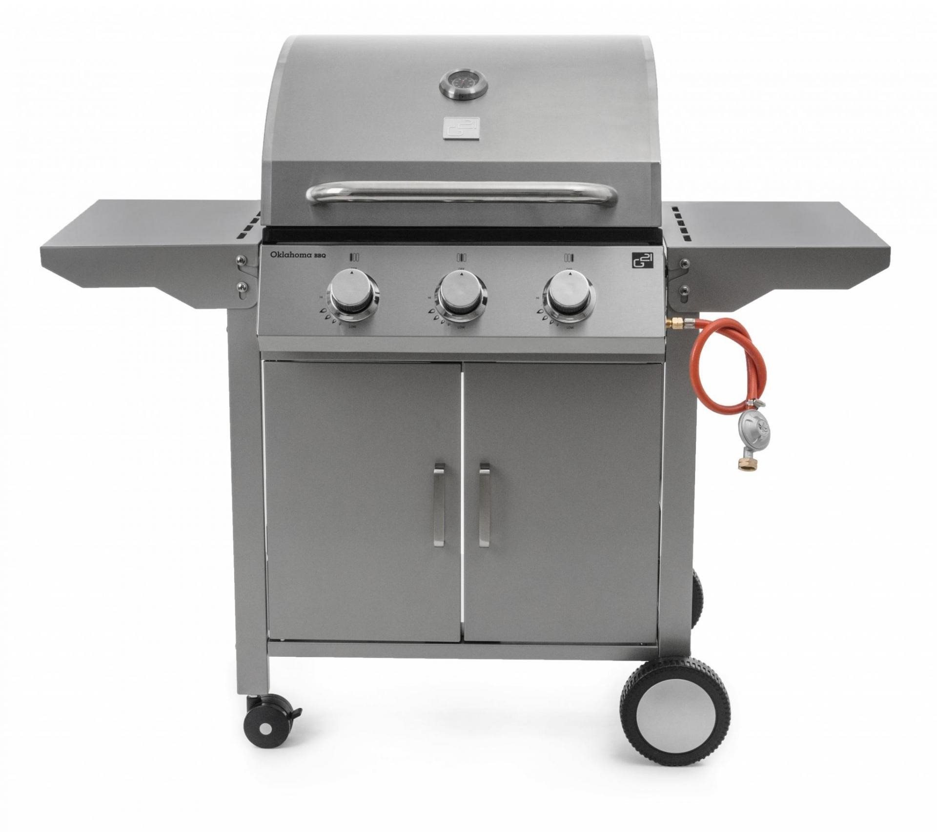 G21 Gril plynový OKLAHOMA BBQ Premium Line 3 hořáky