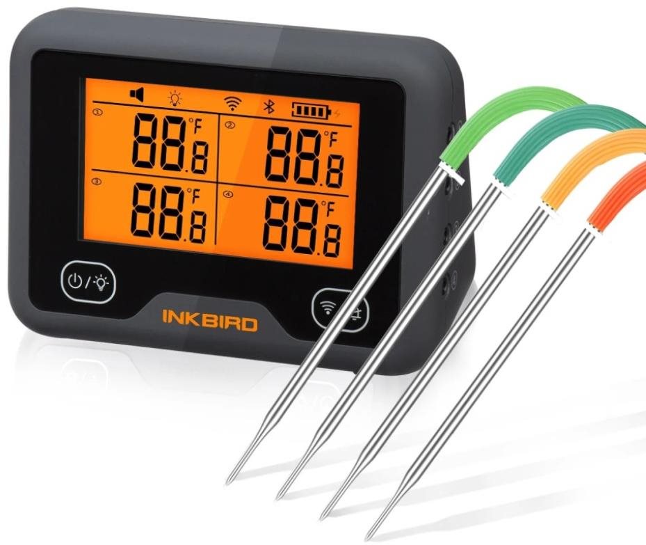 Inkbird WiFi+Bluetooth Grill teploměr IBBQ-4BW
