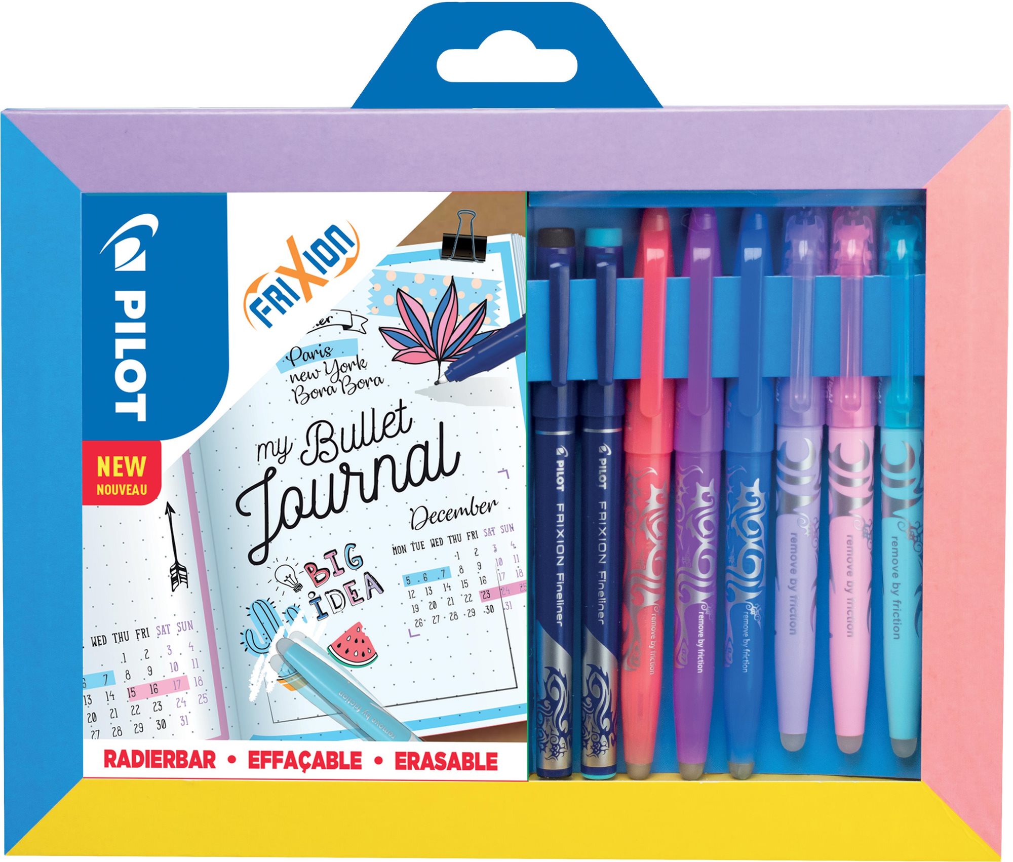 PILOT FriXion Bullet Journal set - sada 8 ks