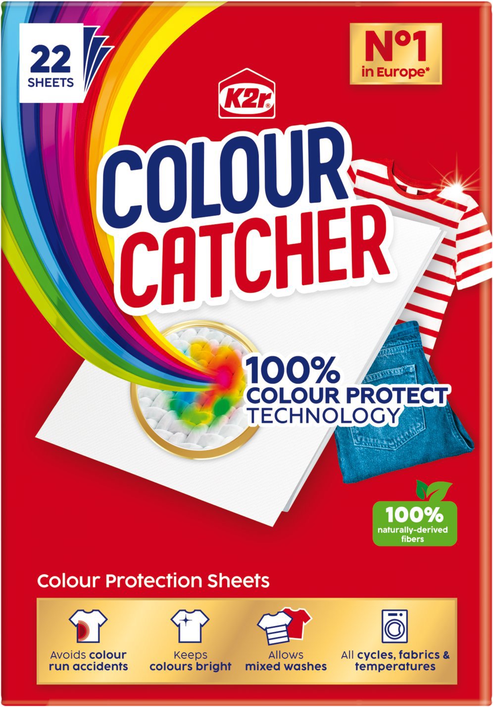 K2R Colour Catcher ubrousky na praní 22 ks
