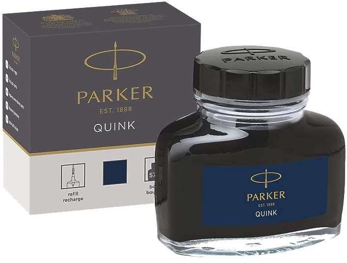 PARKER lahvičkový inkoust, permanentní, modročerný
