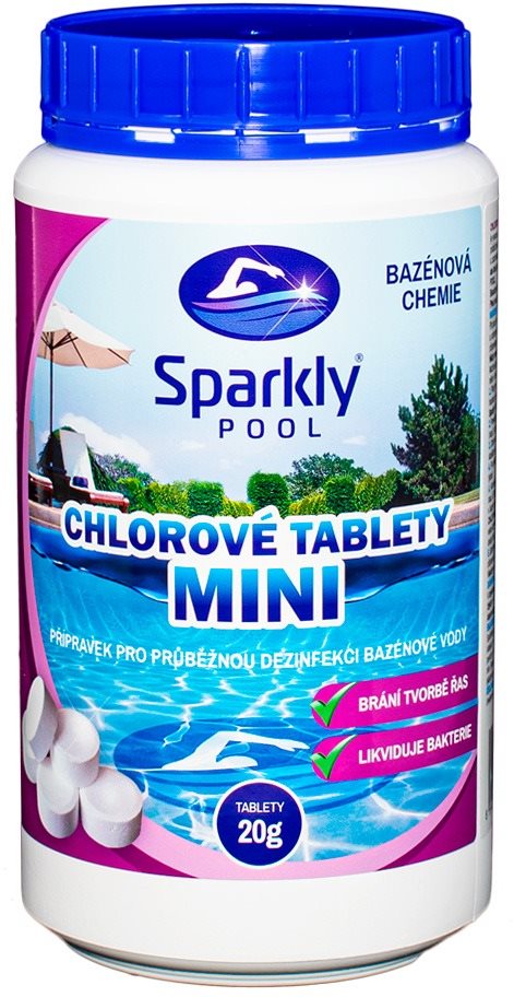 Sparkly POOL Tablety do bazénu chlorové MINI 1 kg