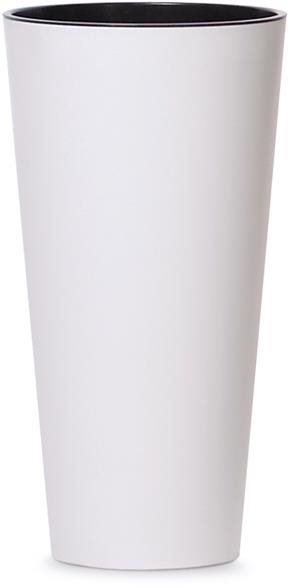 PROSPERPLAST Květináč TUBUS Slim DTUS200S, bílý