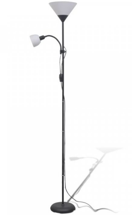 Stojací lampa černá