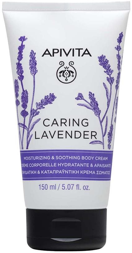 Apivita Caring Lavender zklidňující tělový krém 150 ml