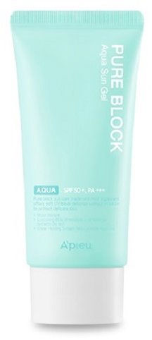 A'PIEU Pure Block Aqua Sun Gel EX SPF50+/PA+++, 50 ml