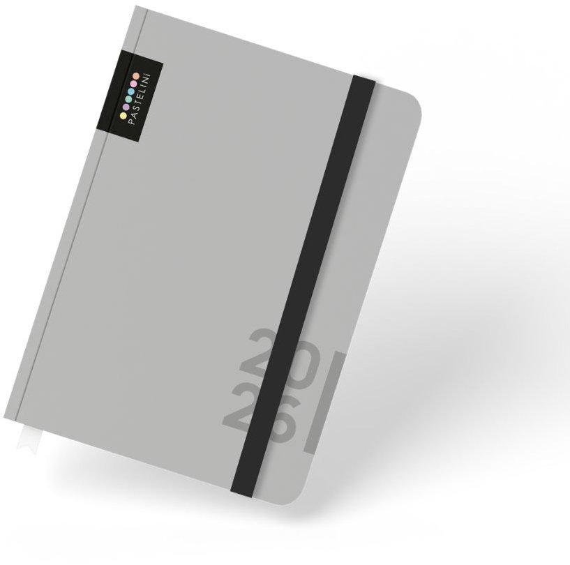 KARTON P+P PASTELINI A6 týdenní 2026, šedý