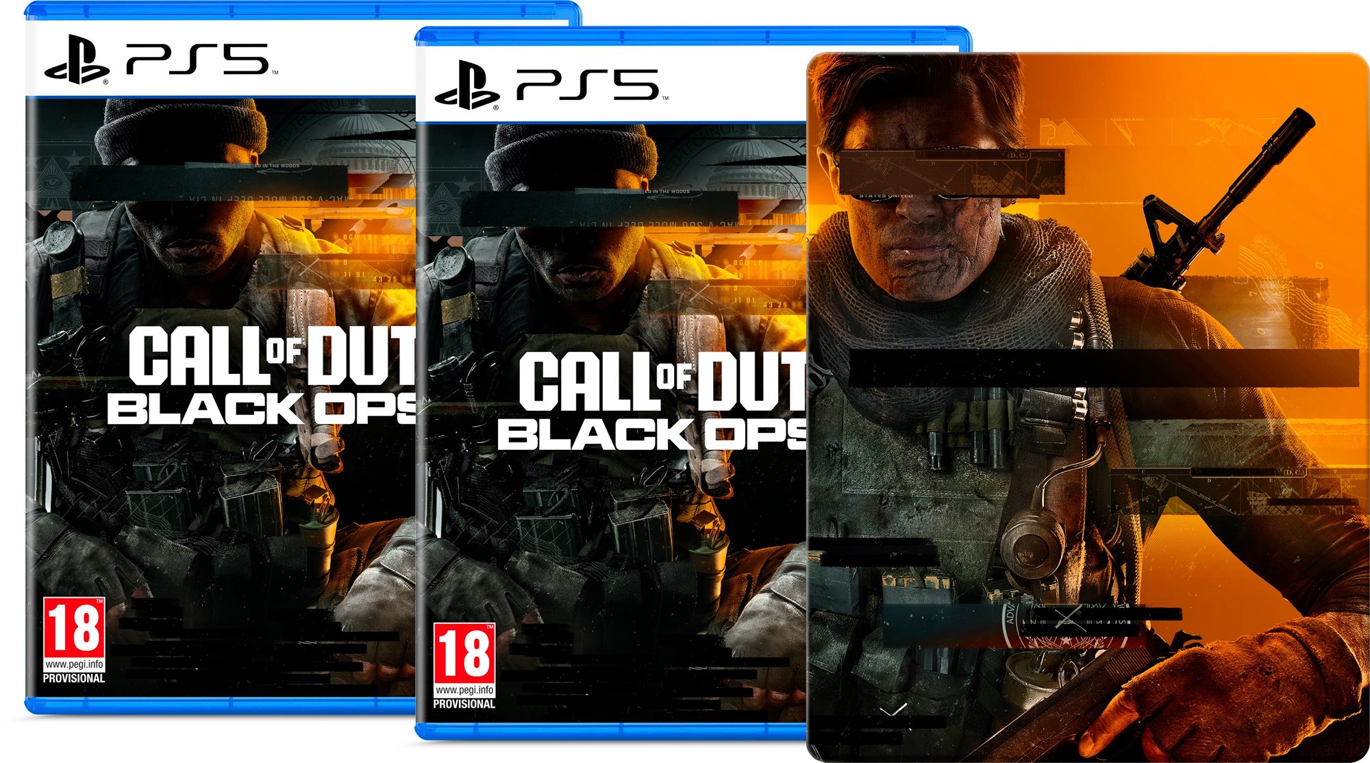 Call of Duty: Black Ops 6 - Double Steel Pack - 2x PS5 + Steelbook