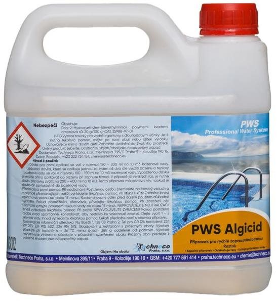 PWS ALGICID 3 l na řasy v bazénu