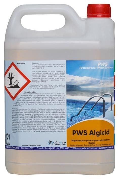 PWS ALGICID 5 l na řasy v bazénu