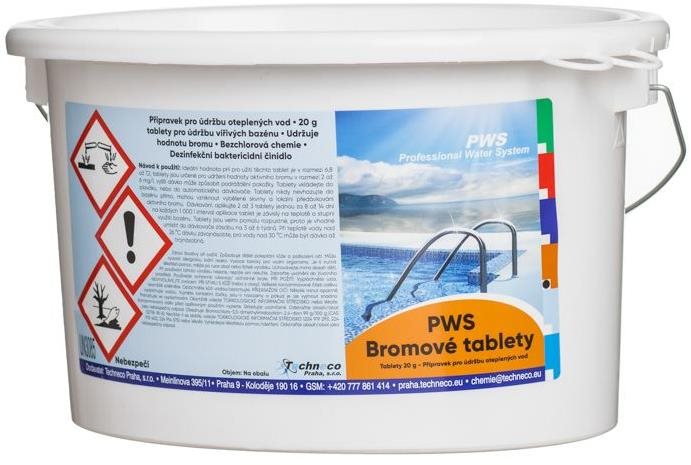 PWS bromové tablety do bazénu 3 kg