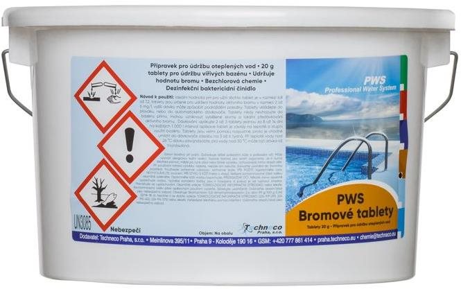 PWS bromové tablety do bazénu 5 kg