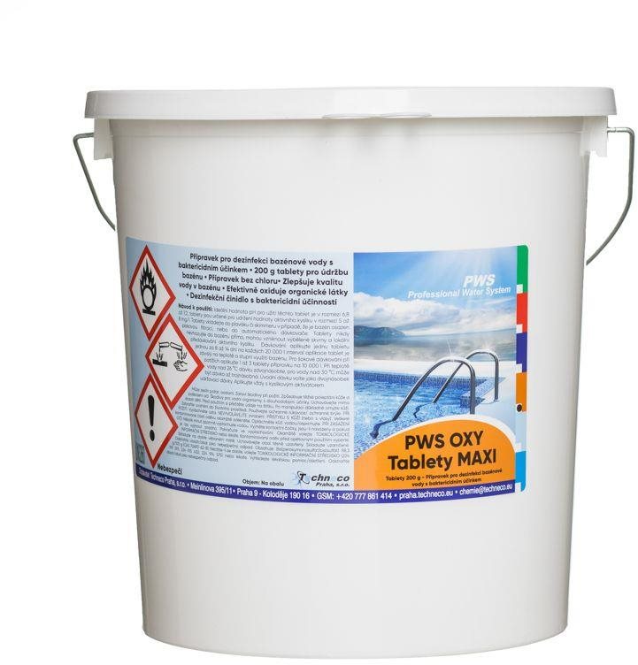 PWS OXI kyslíkové tablety do bazénu 200 g 10 kg