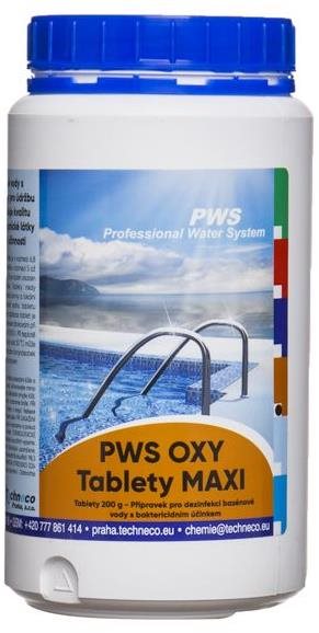 PWS OXI kyslíkové tablety do bazénu 200 g 1 kg