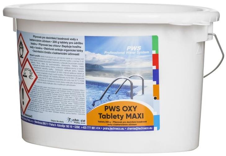 PWS OXI kyslíkové tablety do bazénu 200 g 3 kg