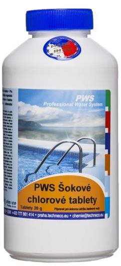 PWS Rychlorozpustné tablety do bazénu 20 g 1 kg