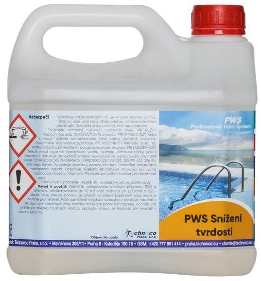 PWS Snížení tvrdosti Bazénové vody 3 l