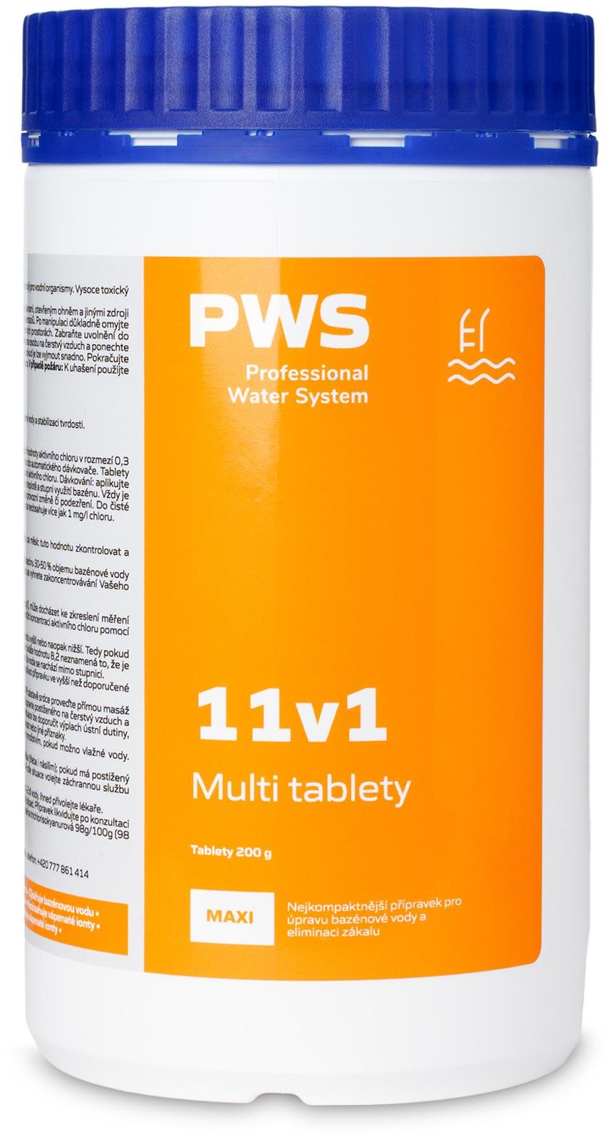 PWS - Professional Water Systém Multi tablety 11v1 MAXI EKO 1 kg