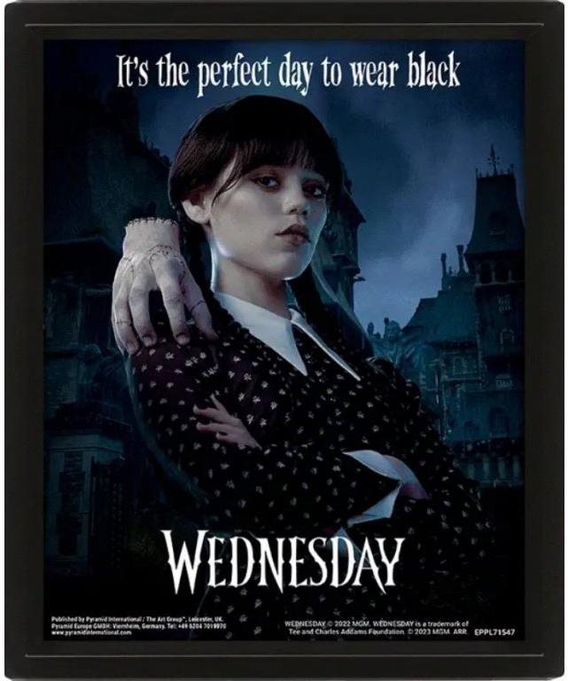 Netflix Wednesday: Perfect Day - 3D obraz