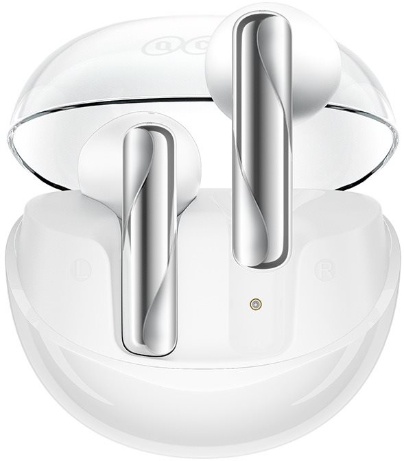 QCY Alibuds Clear White - sleva 50% v QCY