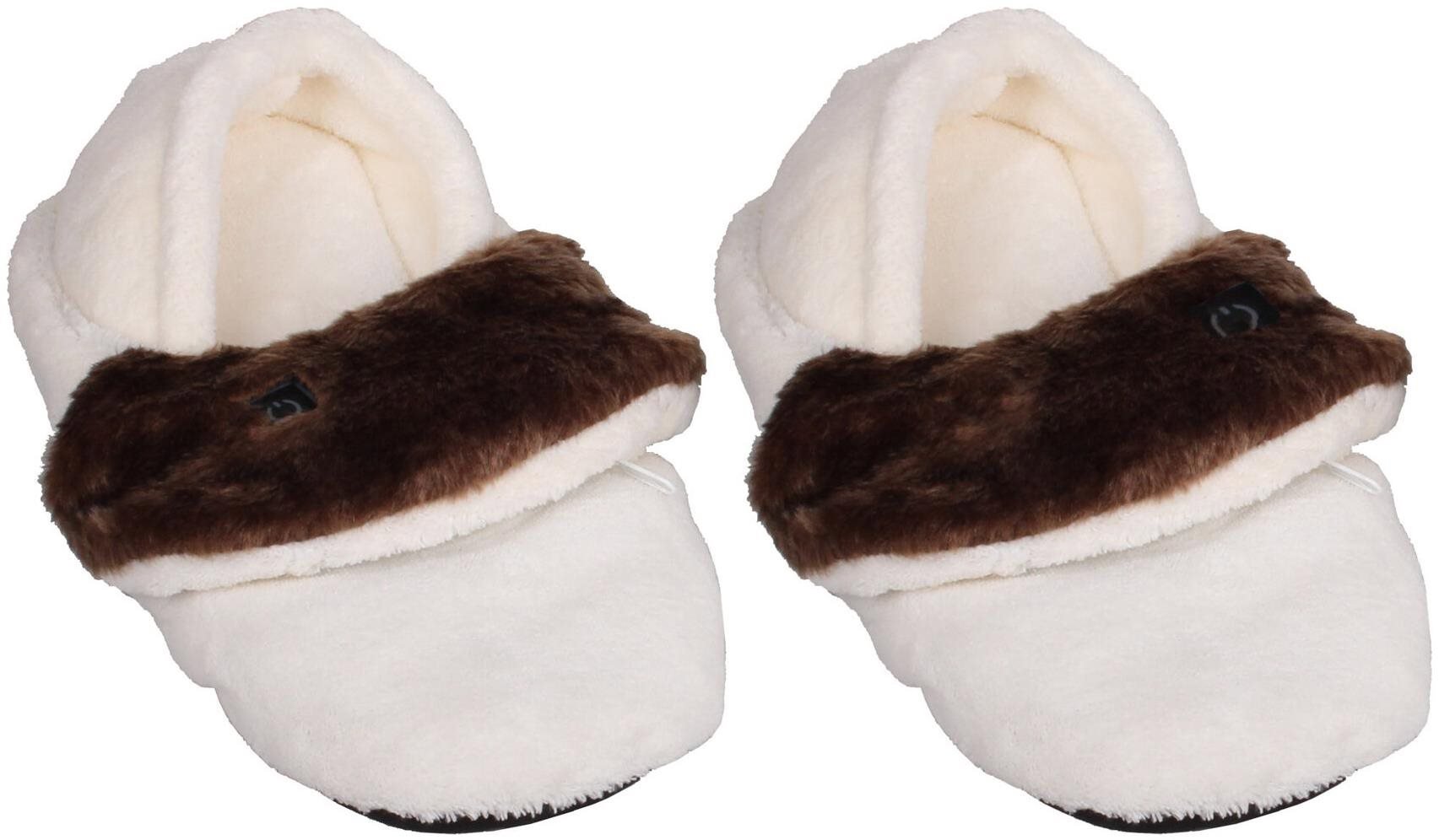 ThermoSoles & Gloves Thermo Slippers vyhřívané bačkory bílé L