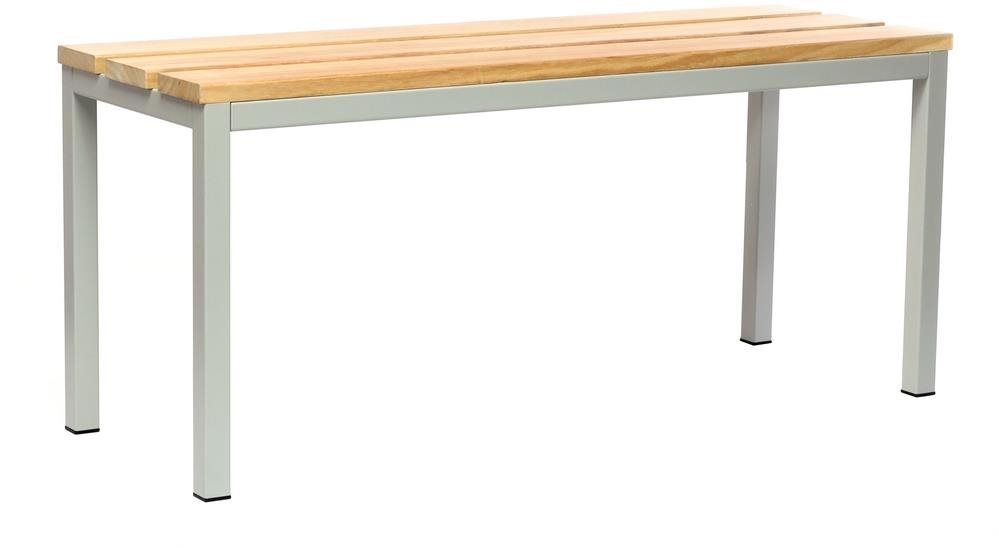 Rauman lavice do šatny 100 × 35 × 45 cm, RAL 7035