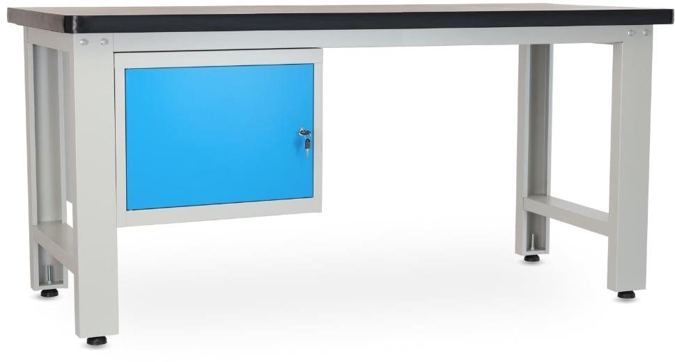 Rauman pracovní stůl Solid MDF-10, délka 180 cm, závěsný box, černý