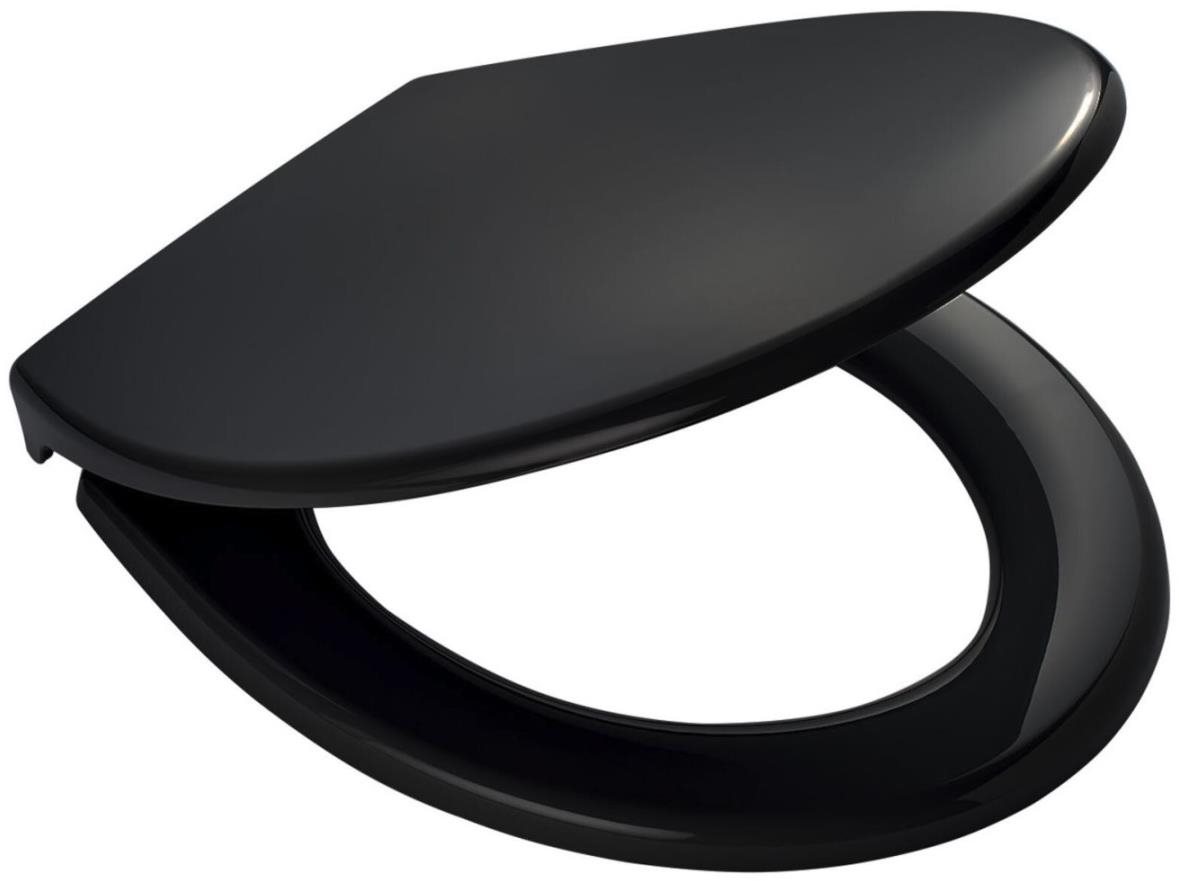 Ridder Miami WC sedátko soft close, PP termoplast, černé