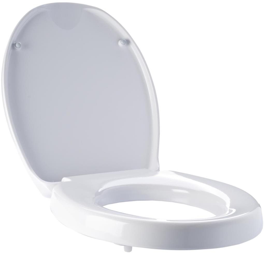 Ridder WC sedátko soft close, duroplast, zvýšené 5 cm, bílé
