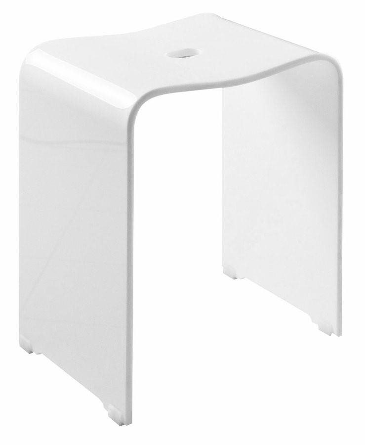 Ridder TRENDY koupelnová stolička 40 × 48 × 27,5 cm, bílá mat, A211101