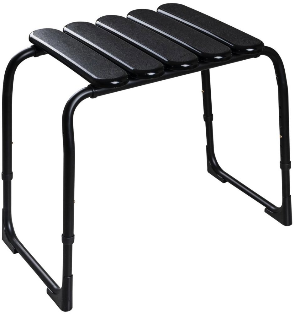 Ridder Koupelnová stolička, výškově nastavitelná, 130 kg, černá