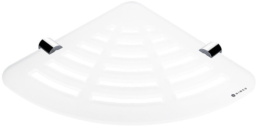 Nimco Police do koupelny a sprchy rohová – plexisklo kov Bormo BR-X211-26