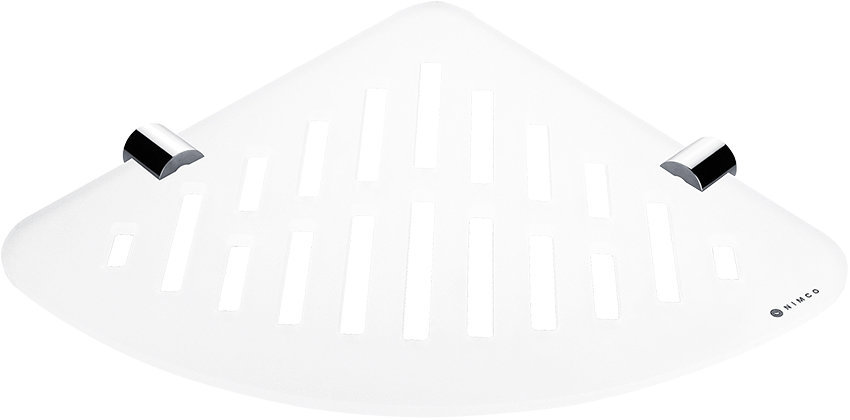 Nimco Police do koupelny a sprchy rohová – plexisklo kov Bormo BR-X212-26