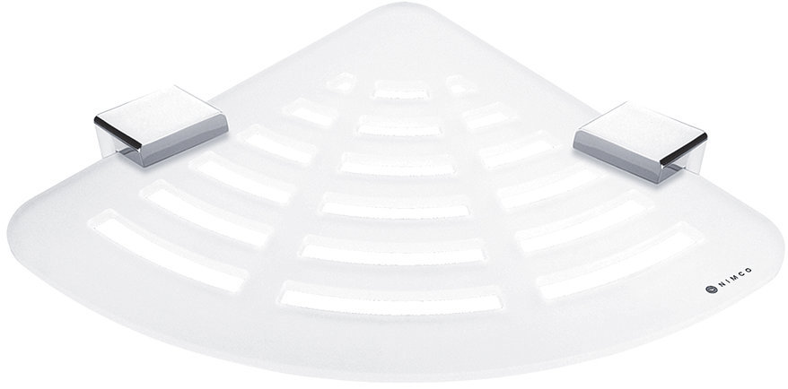 Nimco Police do koupelny a sprchy rohová – plexisklo kov Kibo Ki-X211-26