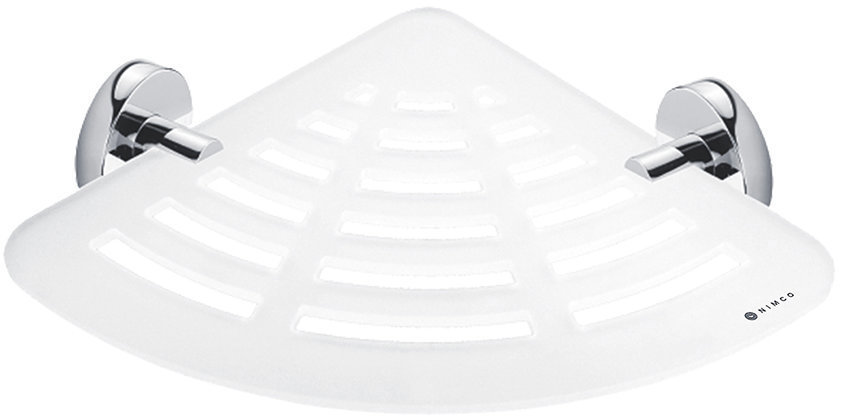 Nimco Police do koupelny a sprchy rohová – plexisklo kov Unix UN-X211-26